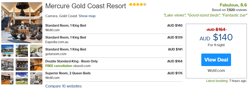 Mercure Gold coast resort