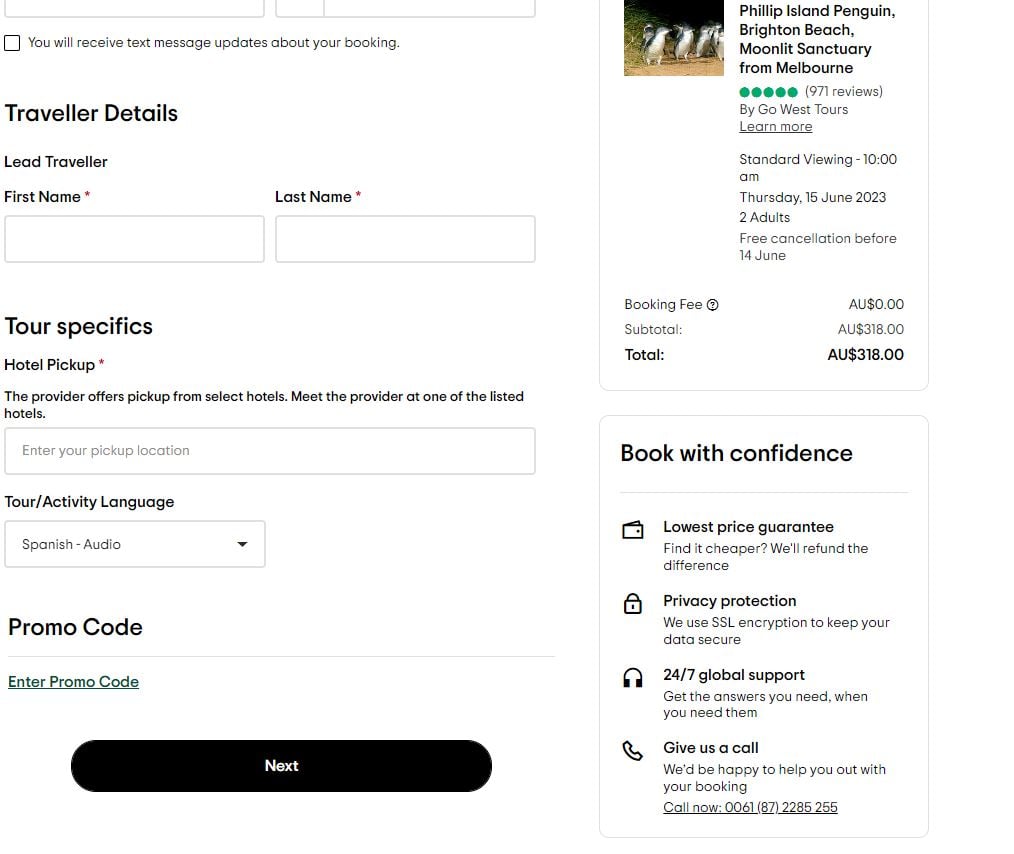 TripAdvisor promo code screenshot.