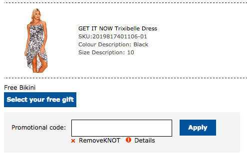 City Beach free gift promotional code