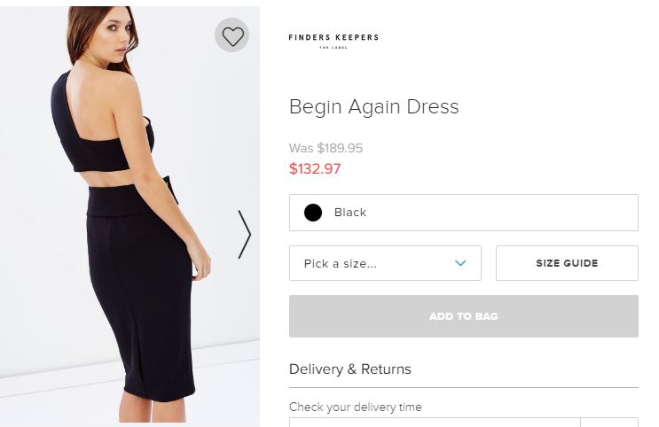 finders keepers begin again dress