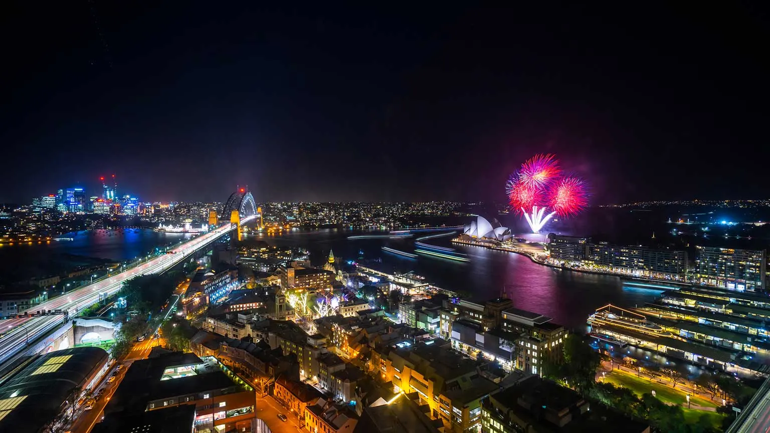 Sydney fireworks.