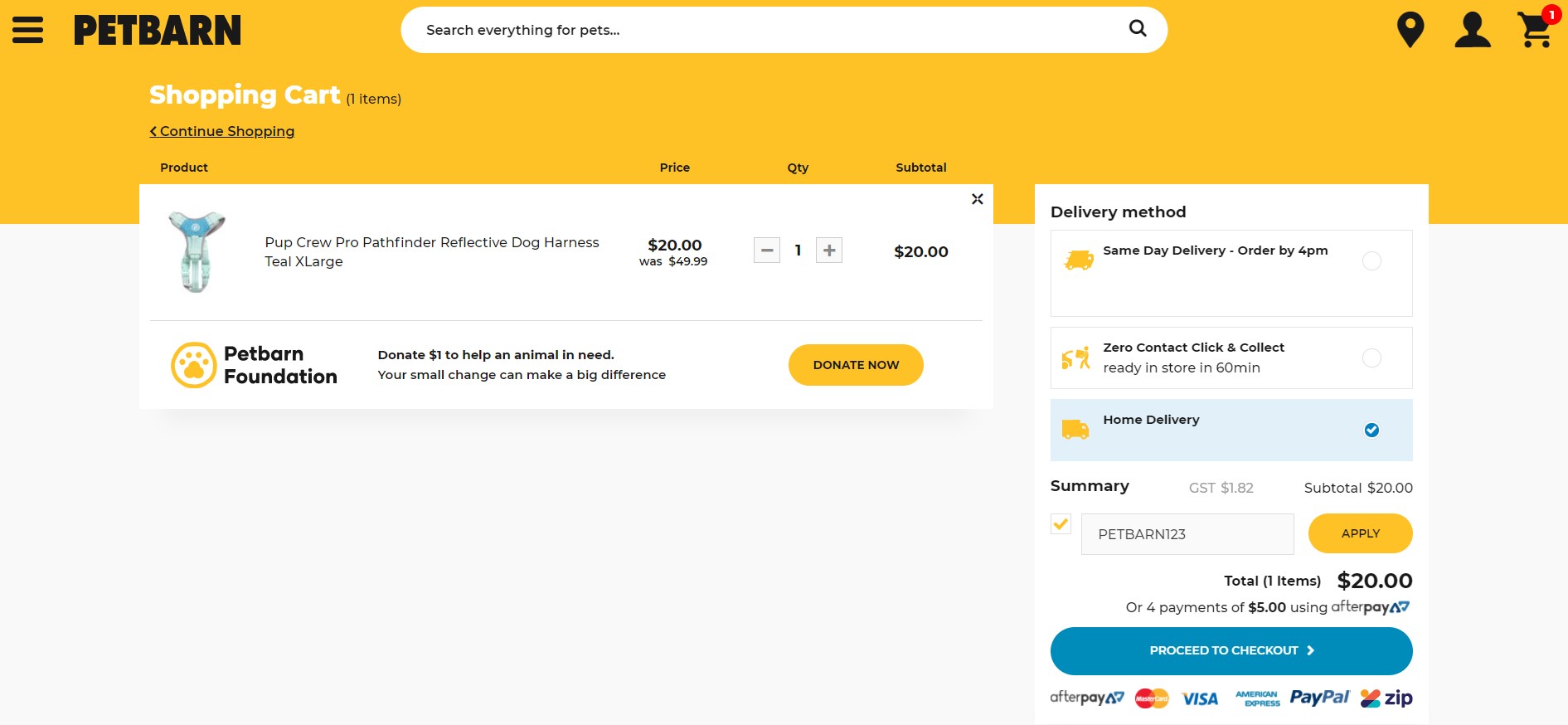 Petbarn apply coupon code | Finder AU