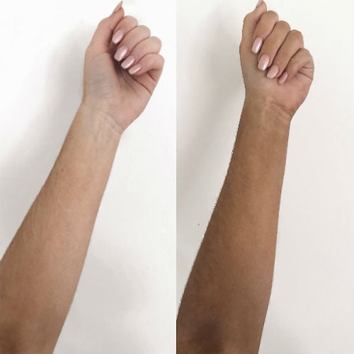 bondi-sands-glo-tan-before-and-after