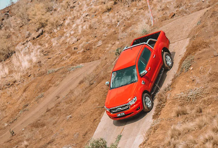 Hill descent technology on Ford Ranger