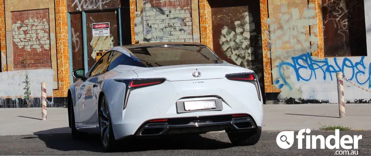 Back of the Lexus LC 500