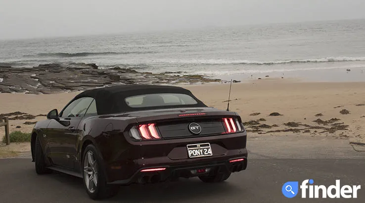 Mustang GT Convertible rear