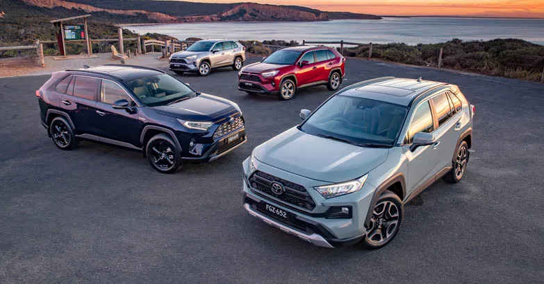 New 2019 Toyota RAV4 range Image: Supplied