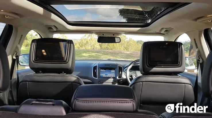 Ford Endura moonroof and TVs