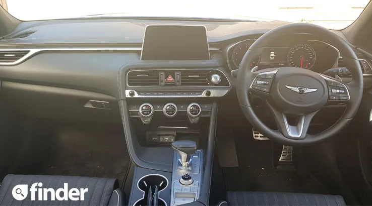 Genesis G70 2.0T interior