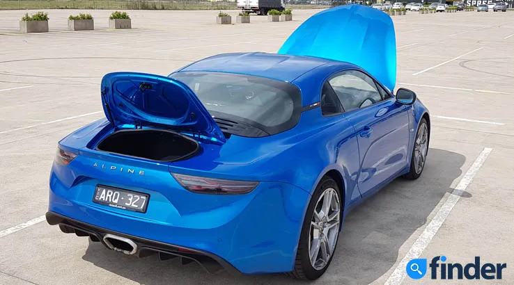 Alpine A110 Storage