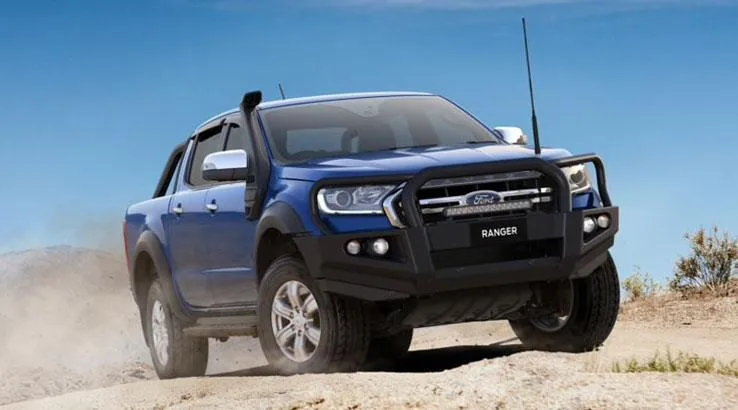 Ford Ranger with off-road equipment