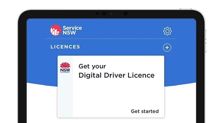 NSW Digital Driver's Licence sign-up process 