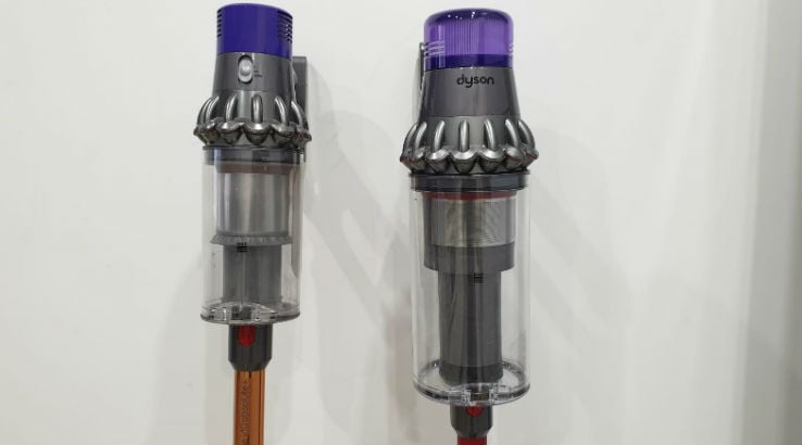Dyson Cyclone V10 Absolute+ bin vs Dyson V11 Outsize bin
