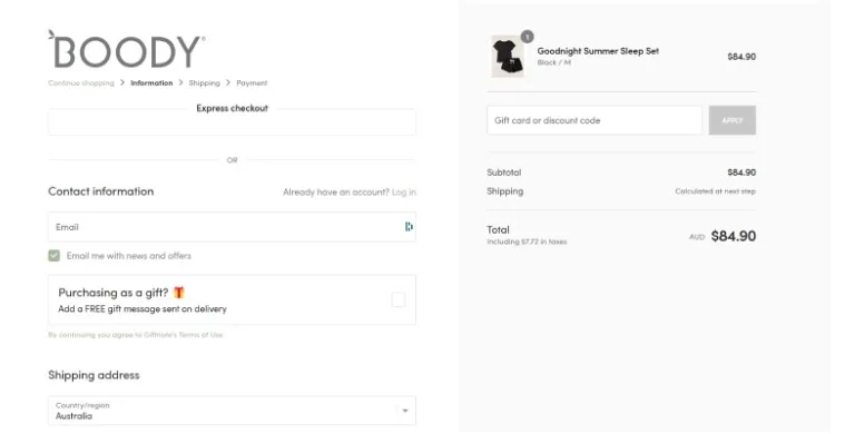 Step 3 of Boody Eco wear