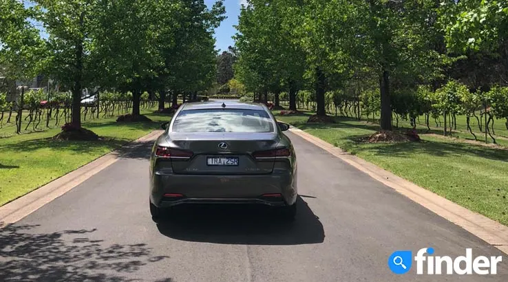 Lexus LS500h F Sport in Hunter Valley