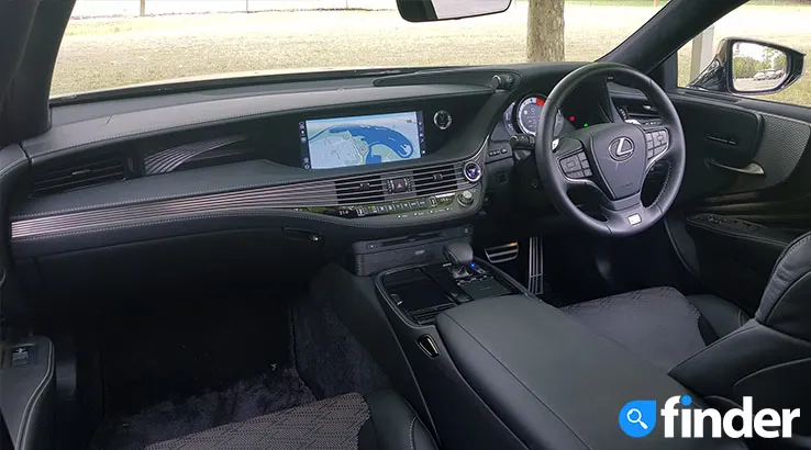 Lexus LS500h F Sport Interior review