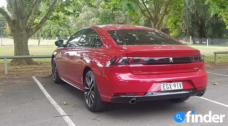 Peugeot 508 GT in parking spot