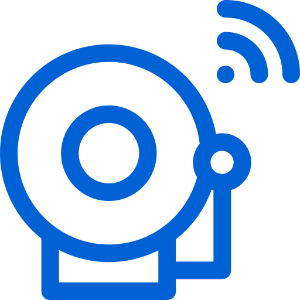 Home alarm icon