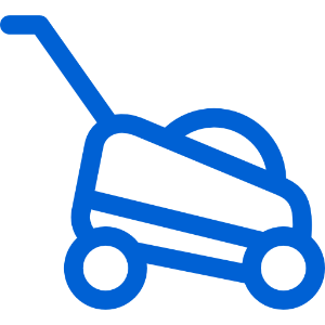 Electric lawn mowers icon