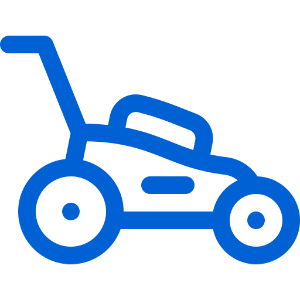 Petrol lawn mowers icon
