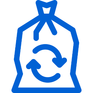 Garbage bags icon