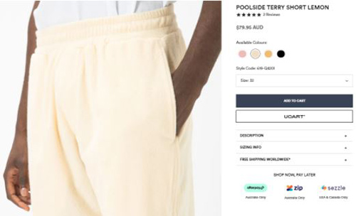 Step 4 Click on items you wish to purchase 