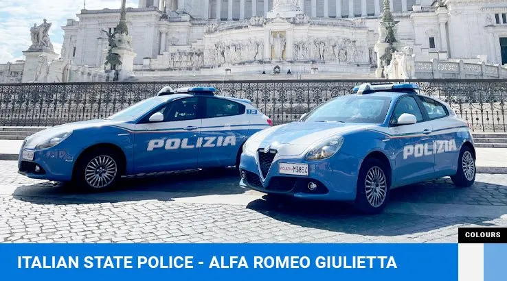 Italian State police have stylish Alfa Romeo hatchback police cars