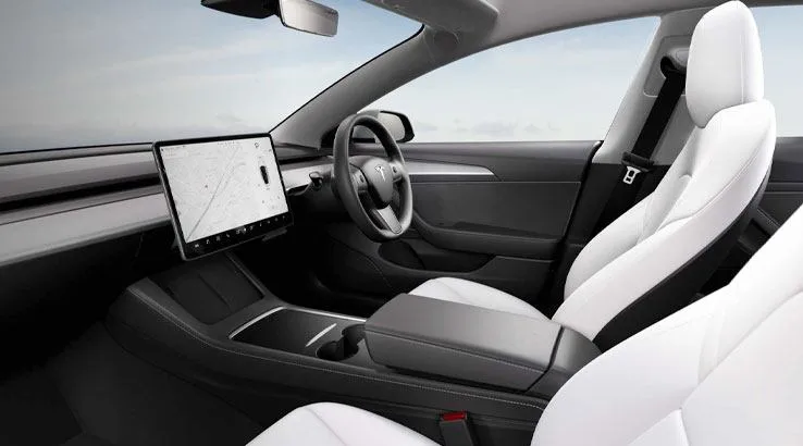 Tesla Model 3 passenger cabin