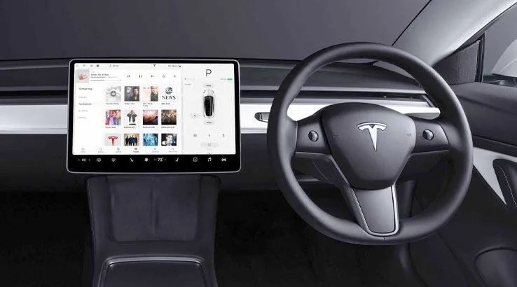 Tesla Model 3 dashboard