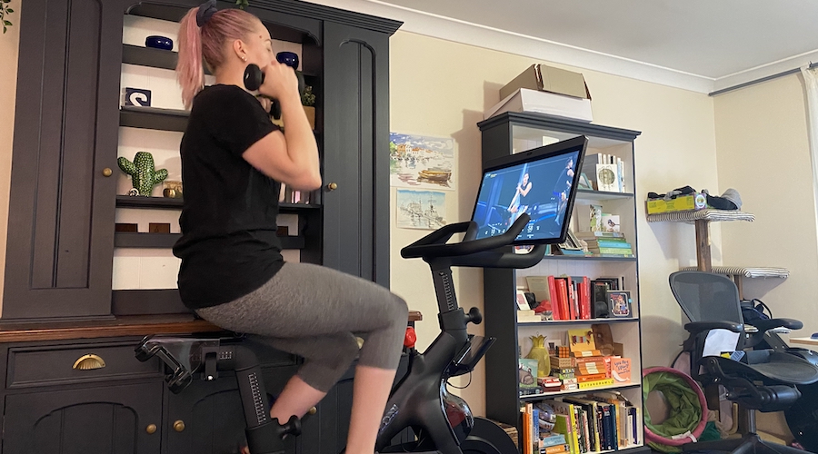 Image: Sarah Brandon/Finder Peloton Bike+ review