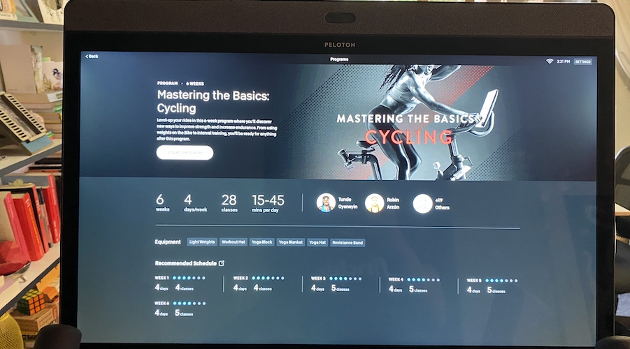 Image: Sarah Brandon/Finder Peloton Bike+ review
