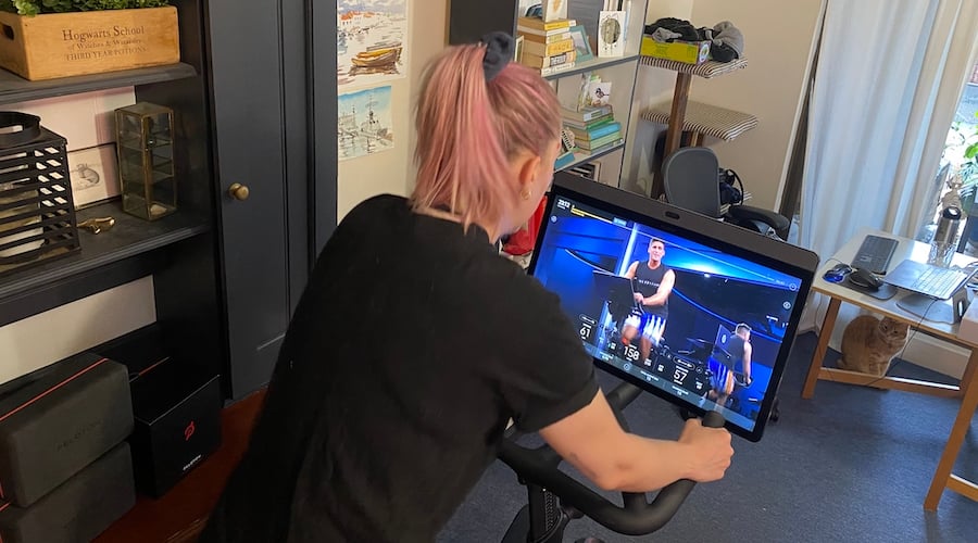 Image: Sarah Brandon/Finder Peloton Bike+ review