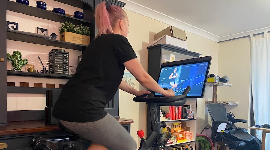 Image: Sarah Brandon/Finder Peloton Bike+ review