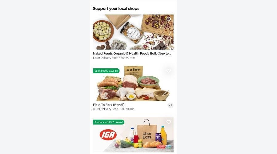 Image: Tegan Jones/Finder UberEats grocery delivery review