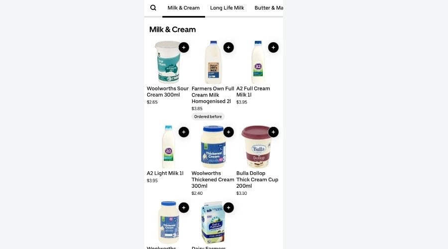 Image: Tegan Jones/Finder UberEats grocery delivery review