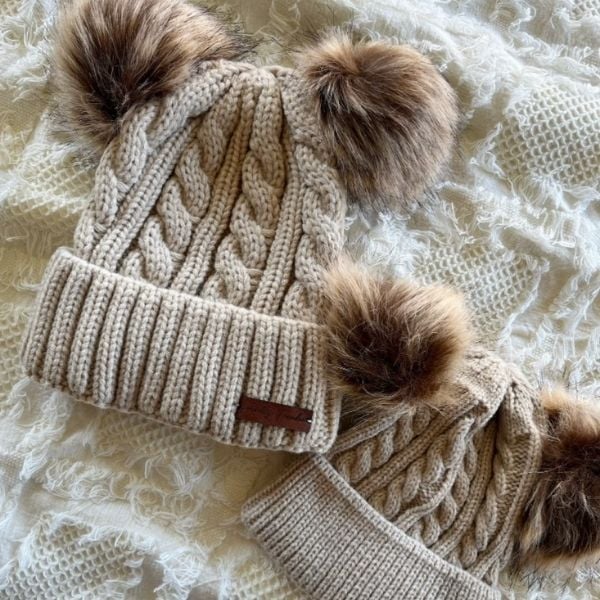 Mum and Mini beanie