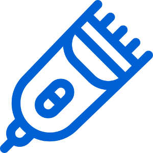 Hair clippers icon