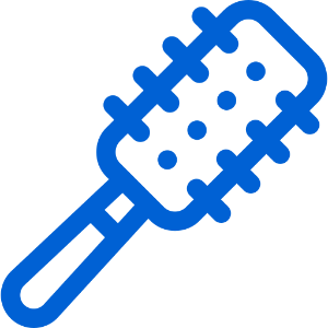 Hair brush icon
