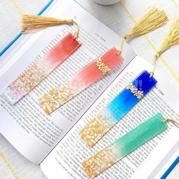 5 piece silicone bookmark making set