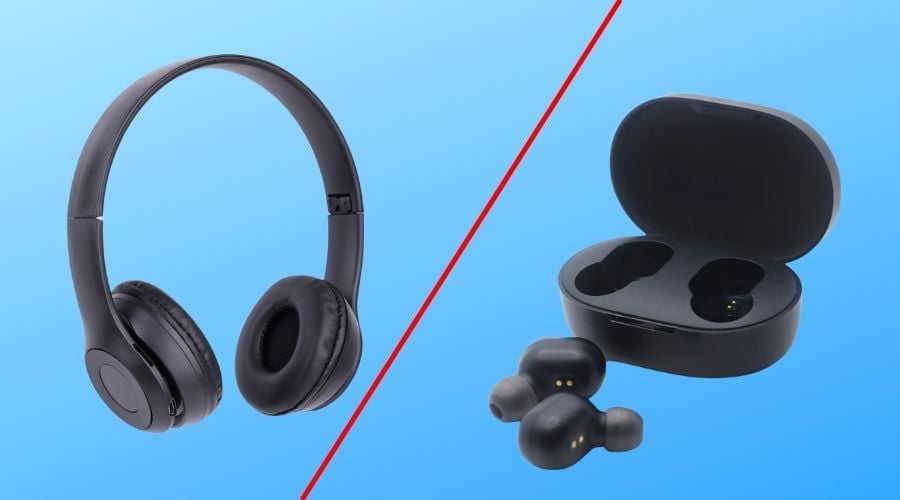 Earphones vs headphones