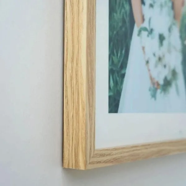 Oak picture frame