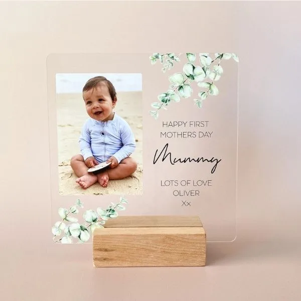 Personalised photo plaque