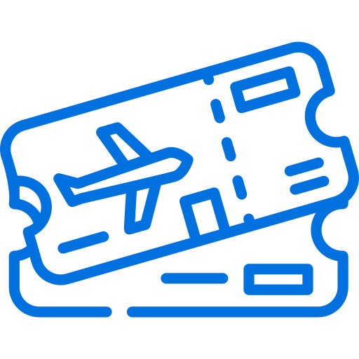 Plane ticket icon