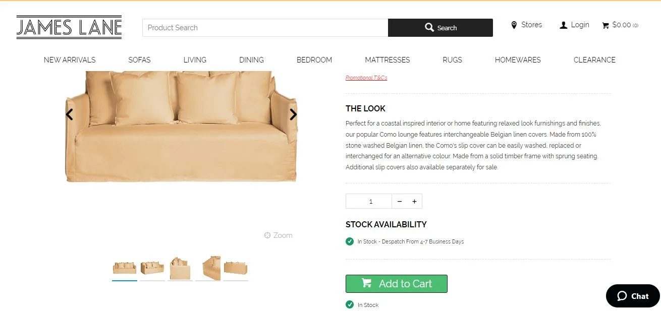 Step 1 of James Lane