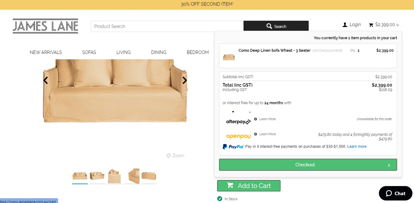 Step 2 of James Lane