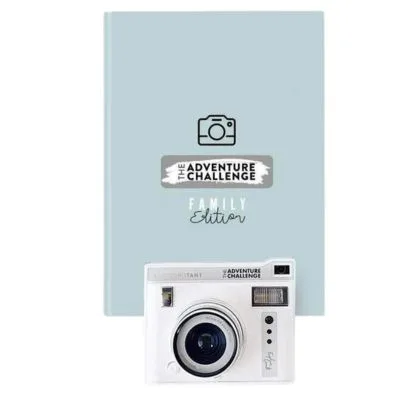 The <strong>Adventure Challenge</strong> instant camera and book set: $234