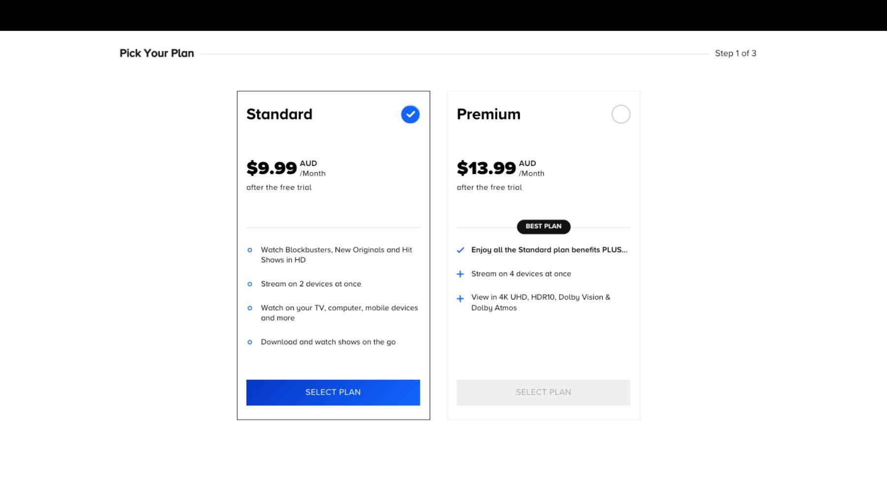 Step 5 Paramount + login
