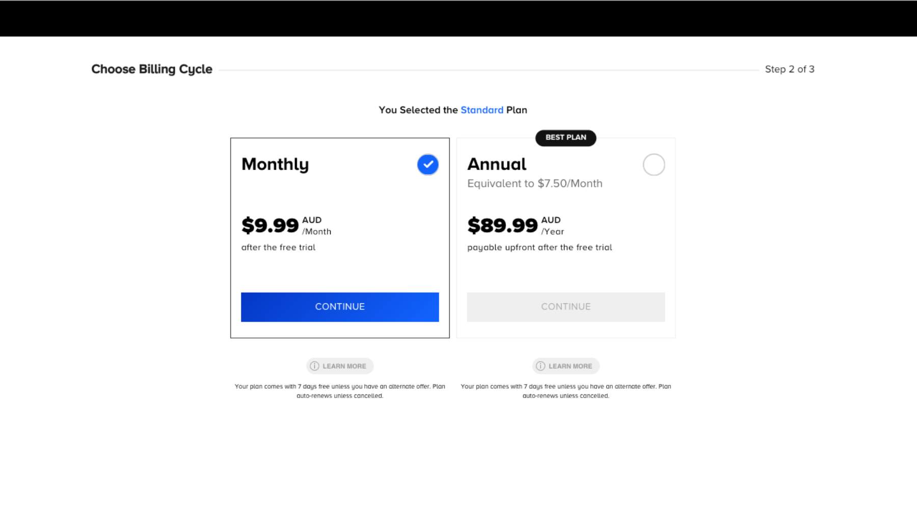 Step 6 Paramount + login