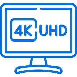 4k uhd monitor icon