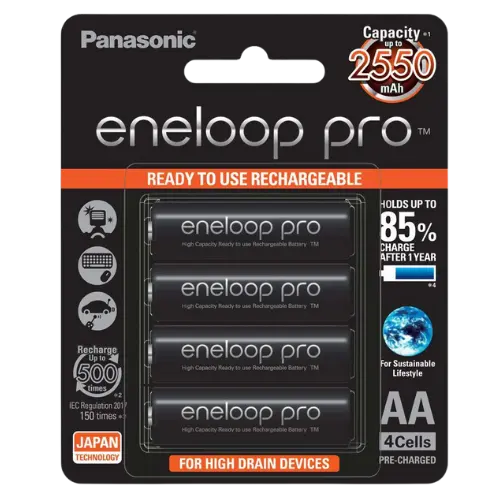Panasonic AA Eneloop Pro
